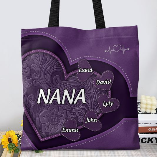 Blessed Grandma - Personalized Tote Bag