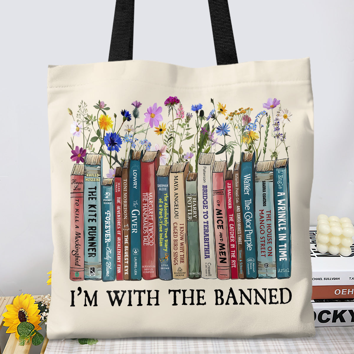 I'm With The Banned Book Lovers Gift TBW543