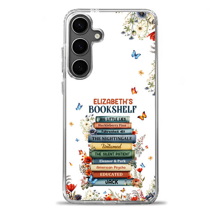 Bookshelf - Personalized Clear Silicone Phone Case