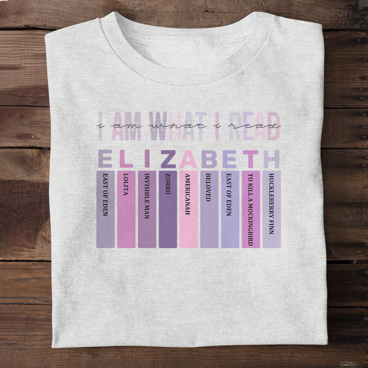 I Am What I Read - Personalized Unisex T-shirt