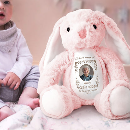 1st Easter In Heaven - Personalized Stuffed Bunny