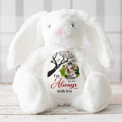 I'm Always With You - Personalized Stuffed Bunny