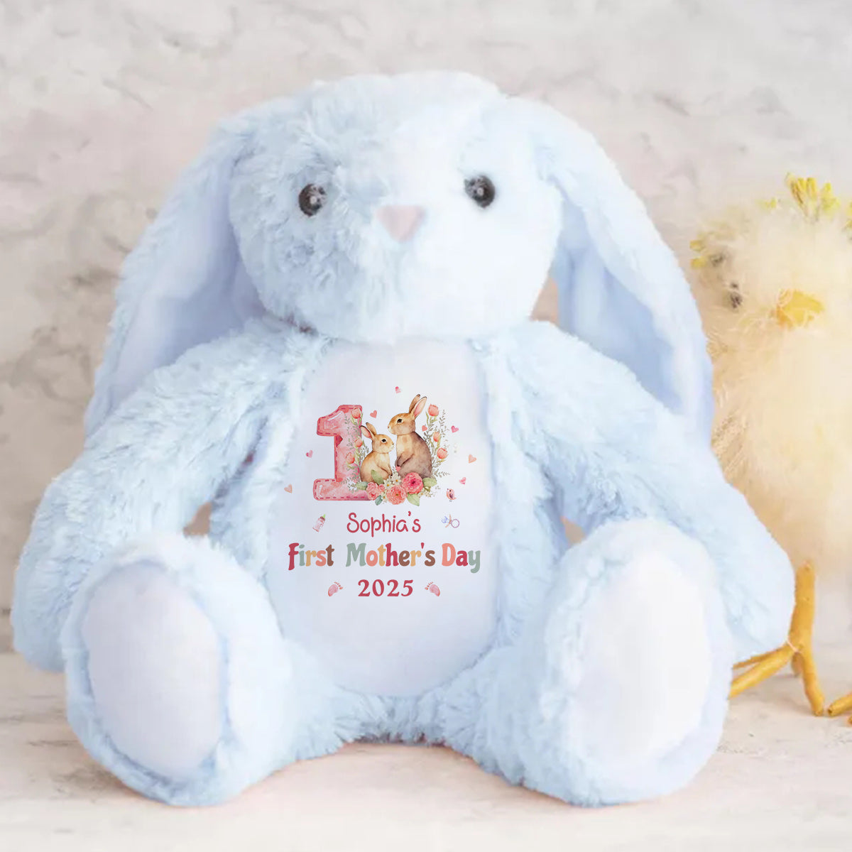 First Mother's Day - Personalized Stuffed Bunny