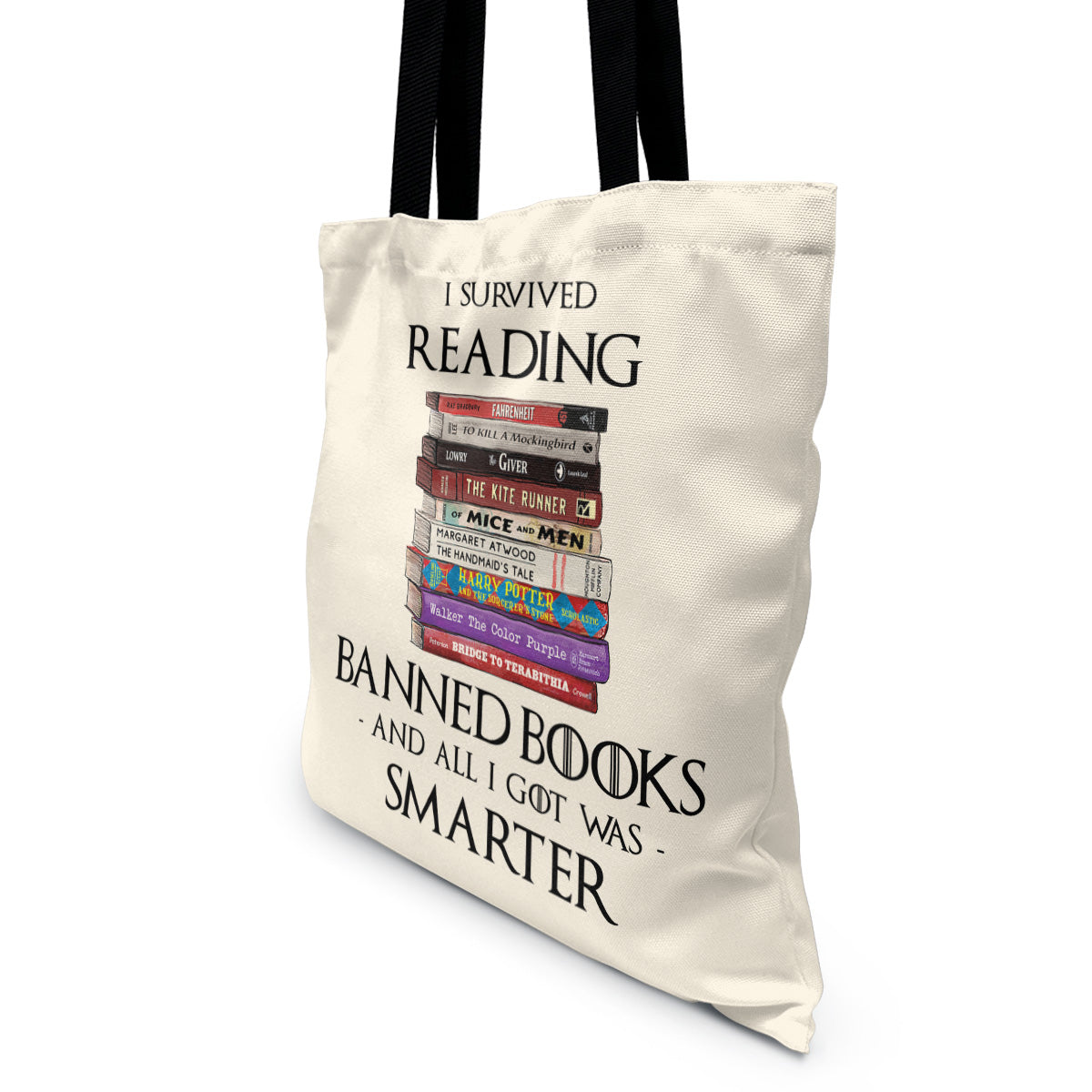 I Survived Reading Banned Books And All I Got Was Smarter Book Lover Gift TBW193