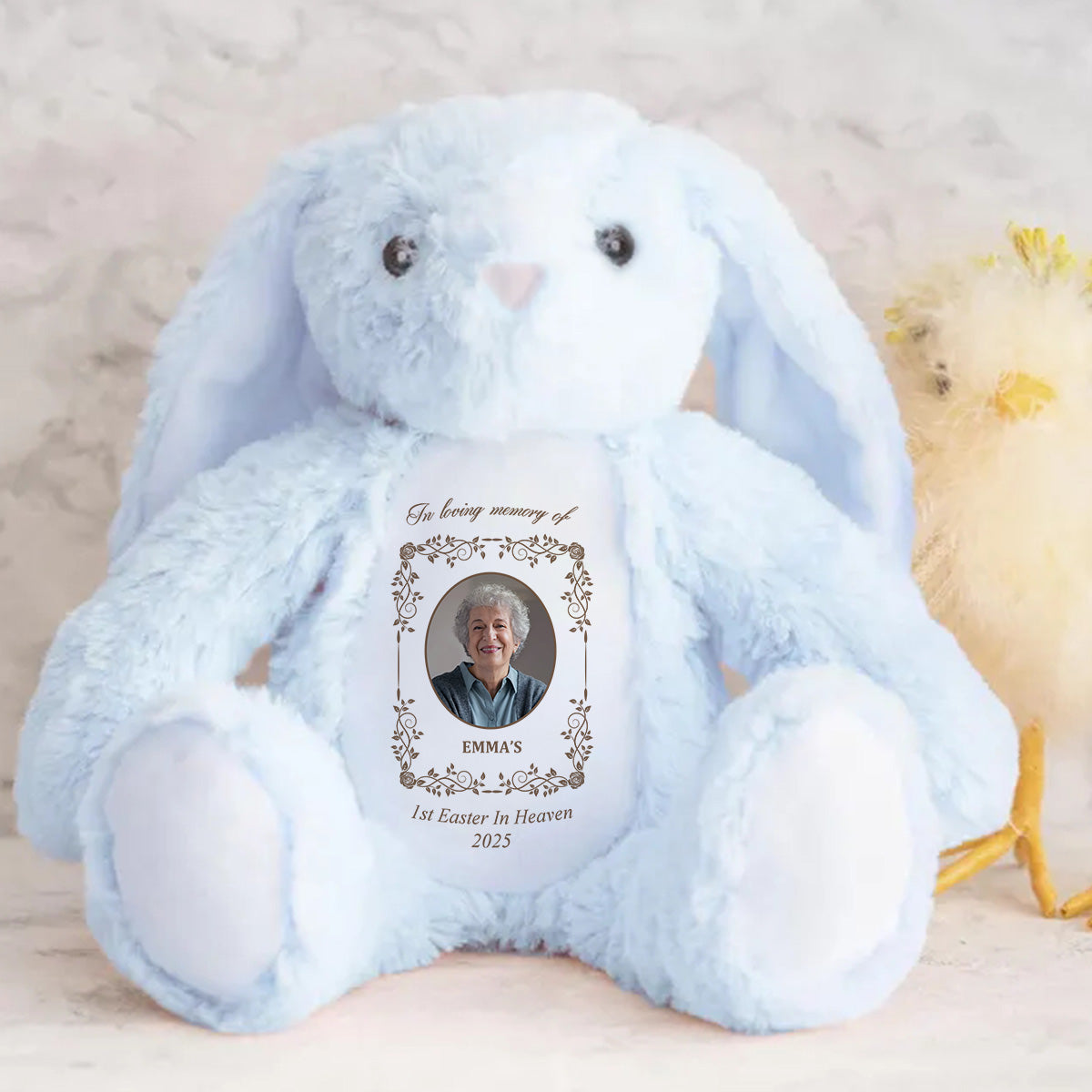 1st Easter In Heaven - Personalized Stuffed Bunny