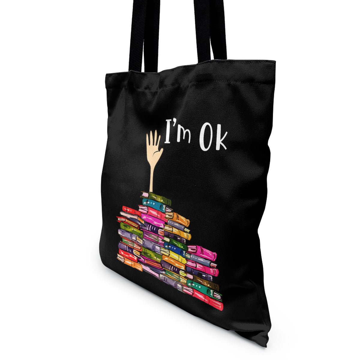 I'm OK It's Fine I'm Fine Everything's Fine Book Lovers Gift TBF22