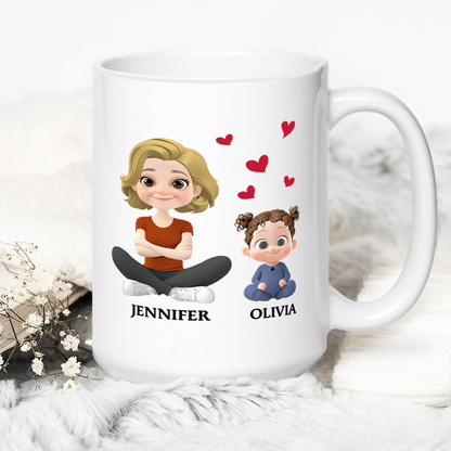 5 Things You Should Know About My Grandma - Personalized Ceramic Coffee Mug