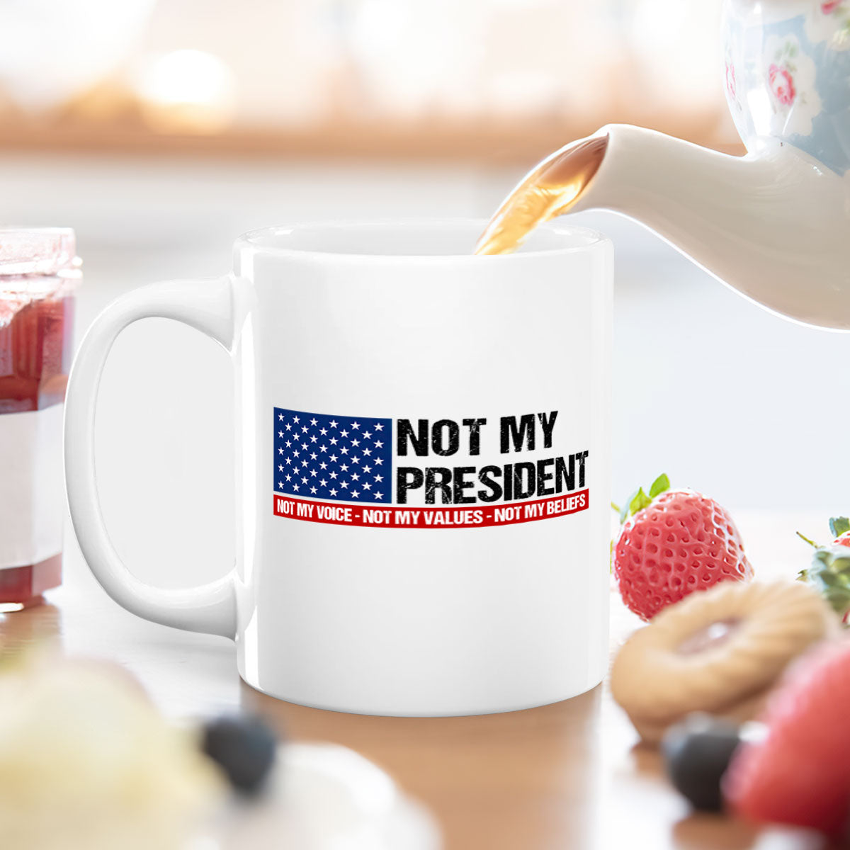 Not My President -  Ceramic Coffee Mug