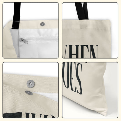 When It Rains It Poes - Tote Bag