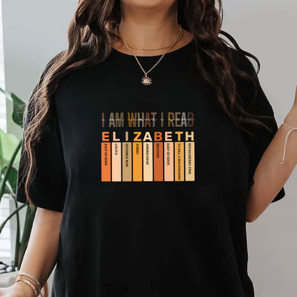 I Am What I Read - Personalized Unisex T-shirt