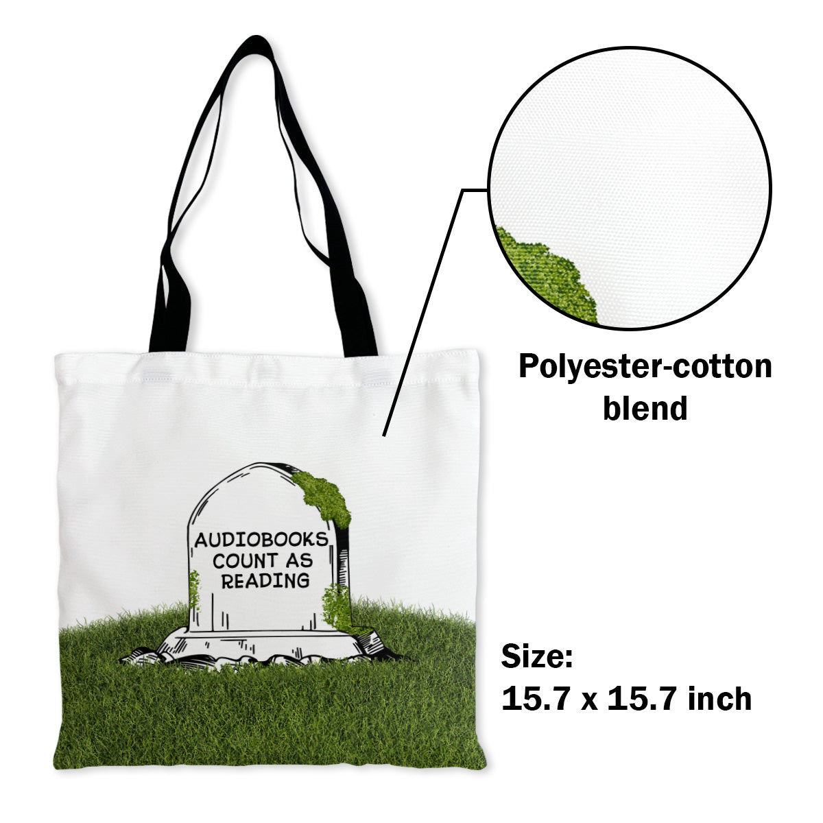 Audiobooks Count As Reading - Tote Bag