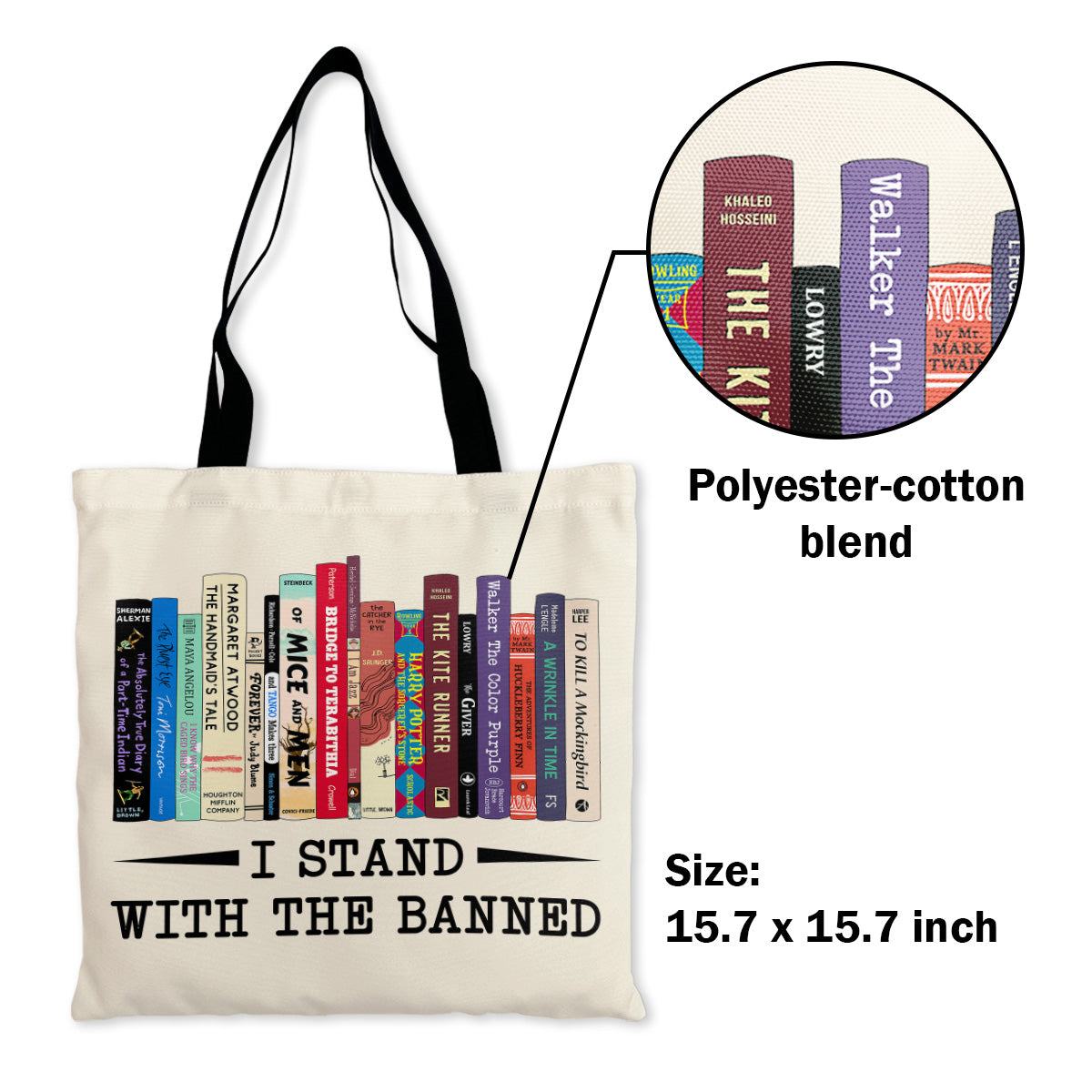 I Stand With The Banned Book Lover Gift TBW183