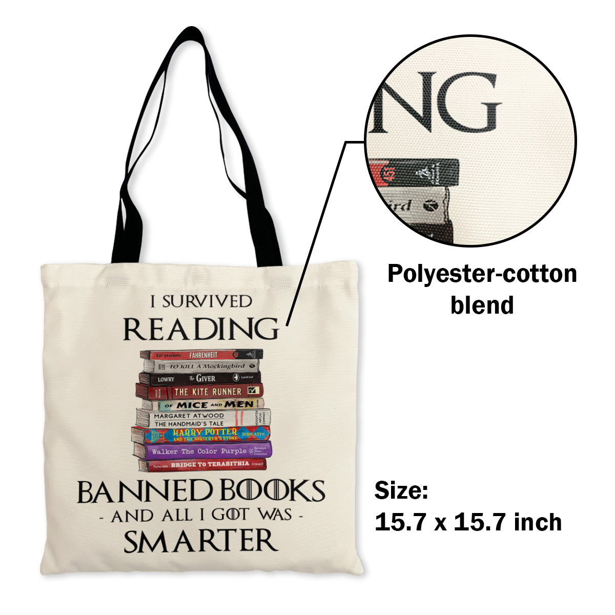 I Survived Reading Banned Books And All I Got Was Smarter Book Lover Gift TBW193