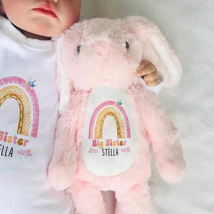 Matching Sibling - Personalized Stuffed Bunny