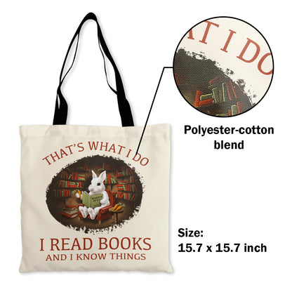 That's What I Do I Read Books And I Know Things Book Lovers Gift TBW37