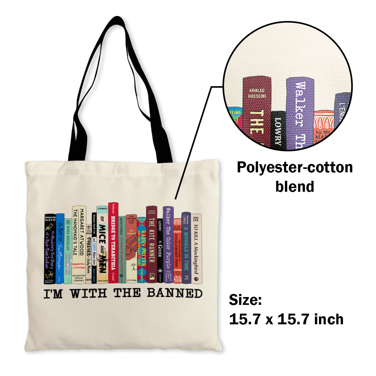 I'm With The Banned Book Lover Gift TBW57