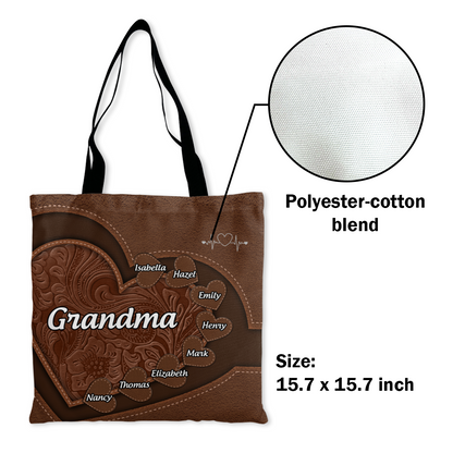 Blessed Grandma - Personalized Tote Bag