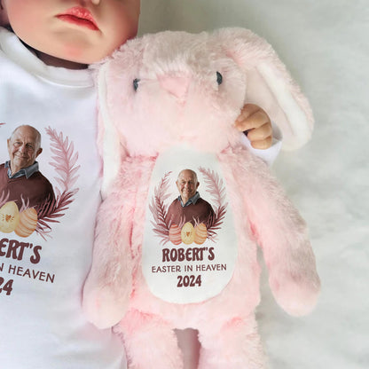 Easter In Heaven - Personalized Stuffed Bunny