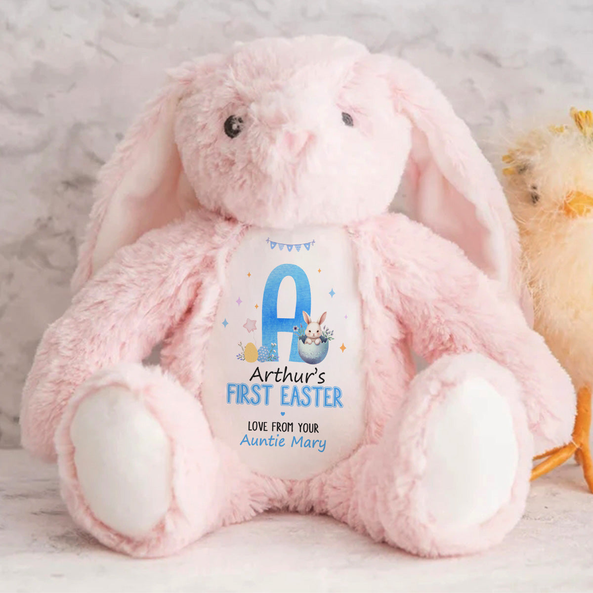 Newborn First Easter - Personalized Stuffed Bunny