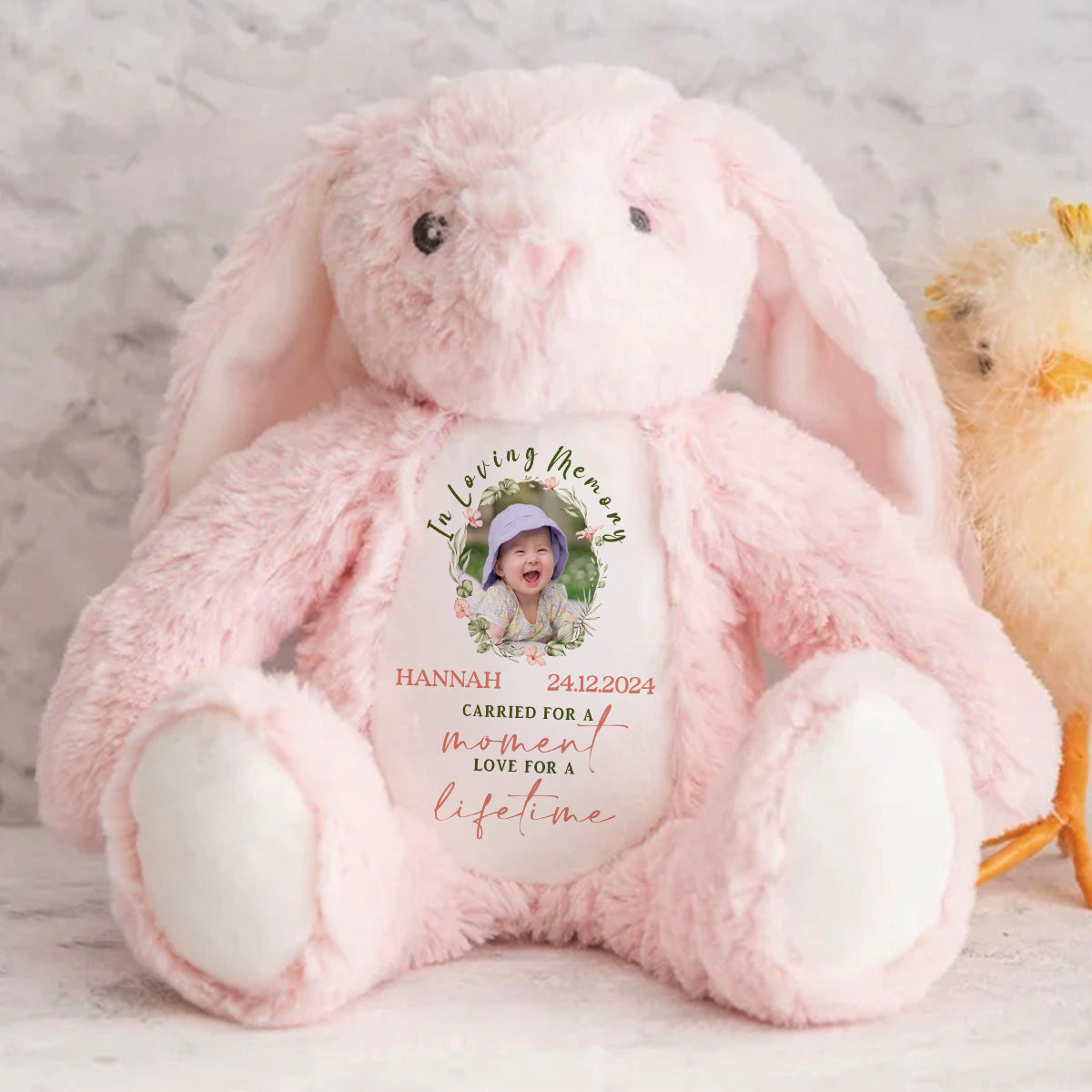 Loved For A Lifetime - Personalized Stuffed Bunny