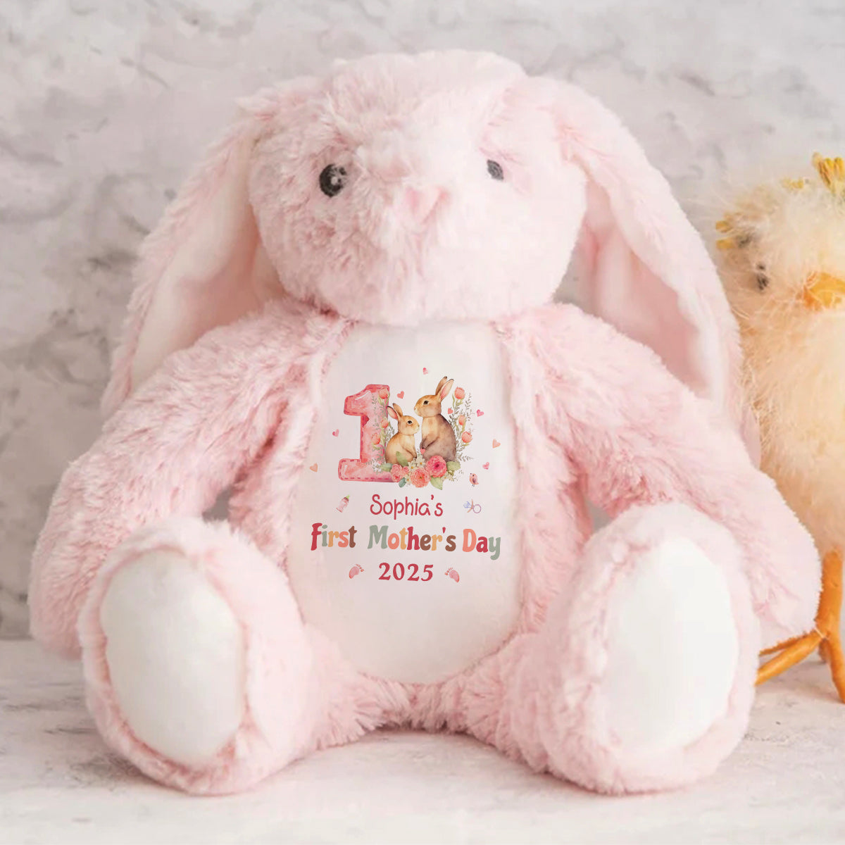 First Mother's Day - Personalized Stuffed Bunny