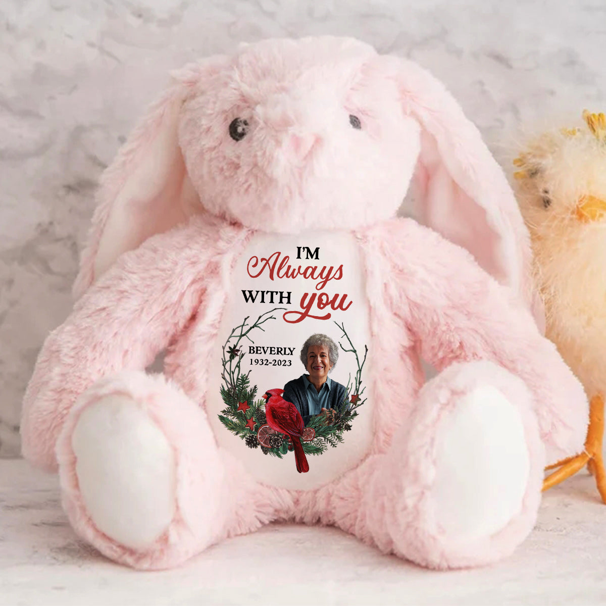 I'm Always With You - Personalized Stuffed Bunny