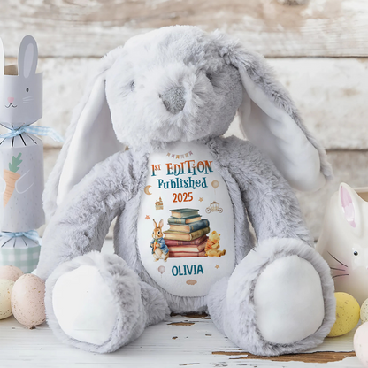 1st Edition Baby Keepsake - Personalized Stuffed Bunny