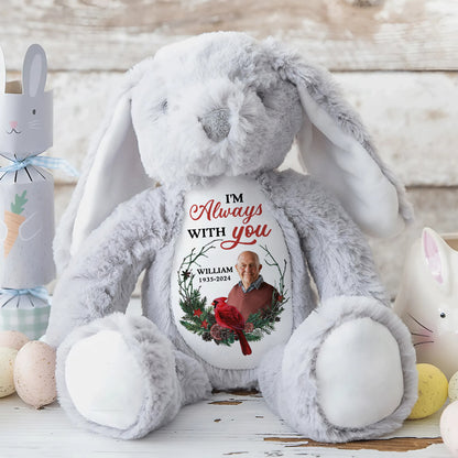 I'm Always With You - Personalized Stuffed Bunny