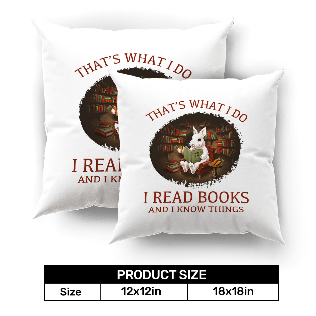 That's What I Do I Read Books And I Know Things Book Lovers Gift PILS37