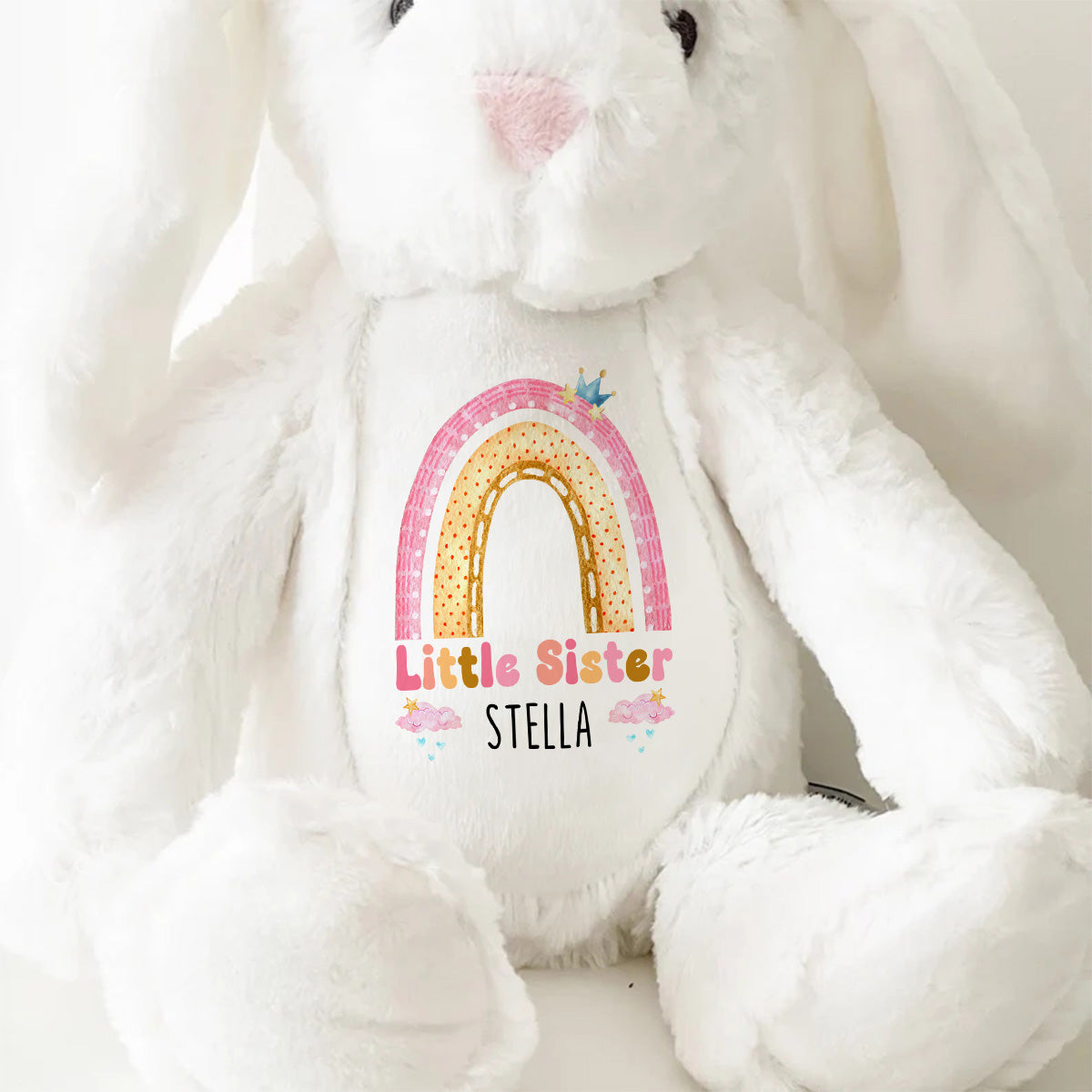 Matching Sibling - Personalized Stuffed Bunny