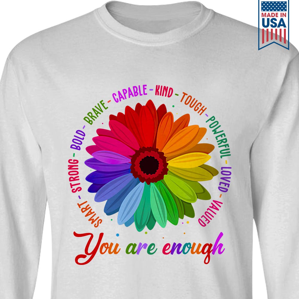 You Are Enough Book Lovers Gift LSW373