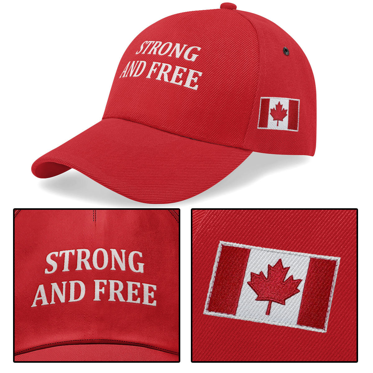 Strong And Free - Personalized Classic Cap