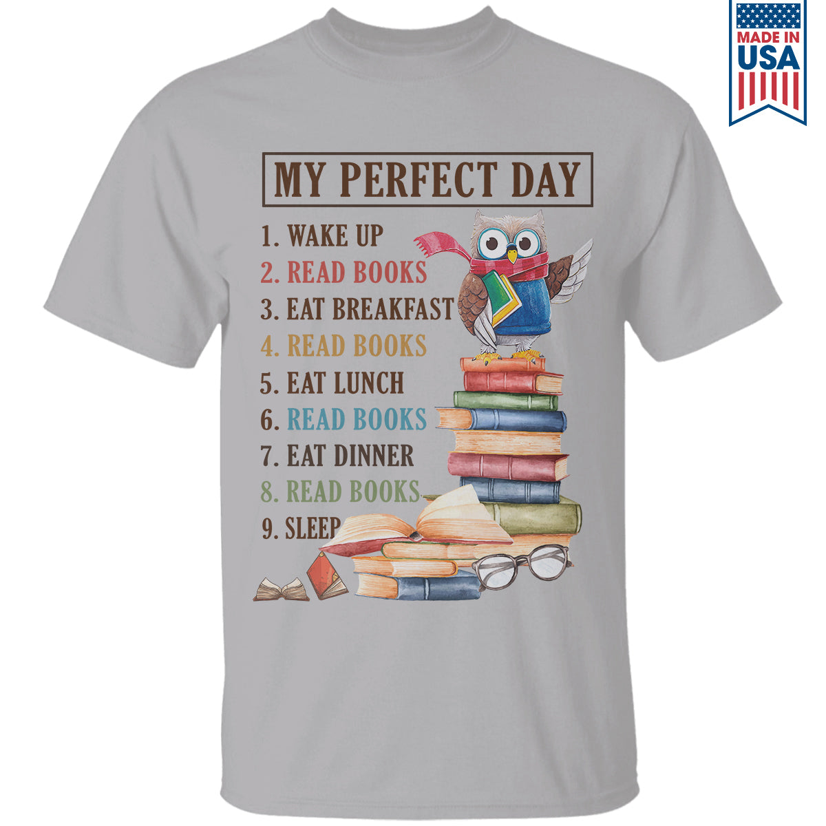 My Perfect Day Book Lovers Gift TSW05