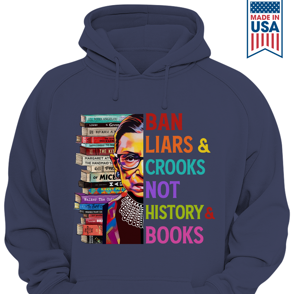 Ban Liars And Crooks Not History And Books Book Lovers Gift HDB314