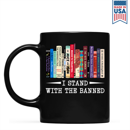 I Stand With The Banned Book Lover Gift MUGB184