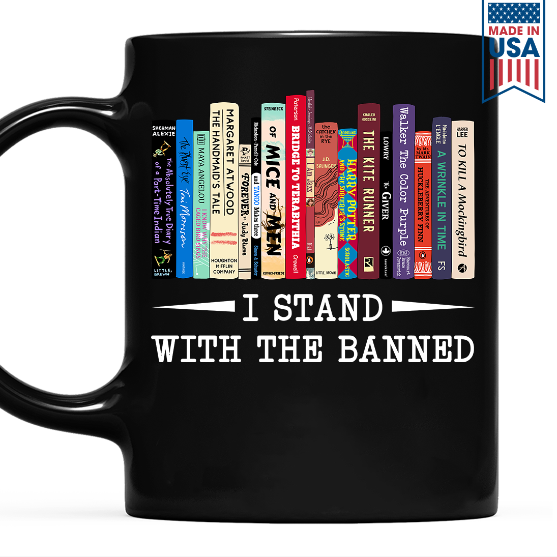 I Stand With The Banned Book Lover Gift MUGB184