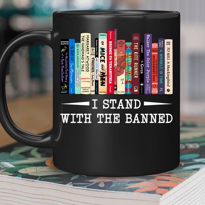 I Stand With The Banned Book Lover Gift MUGB184