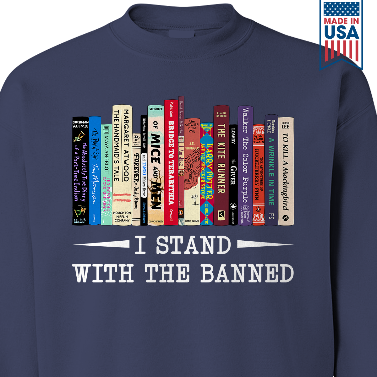 I Stand With The Banned Book Lover Gift SWB184