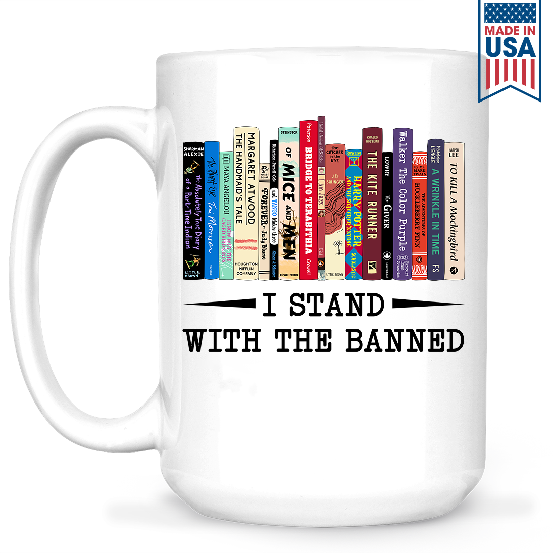 I Stand With The Banned Book Lover Gift MUGW183