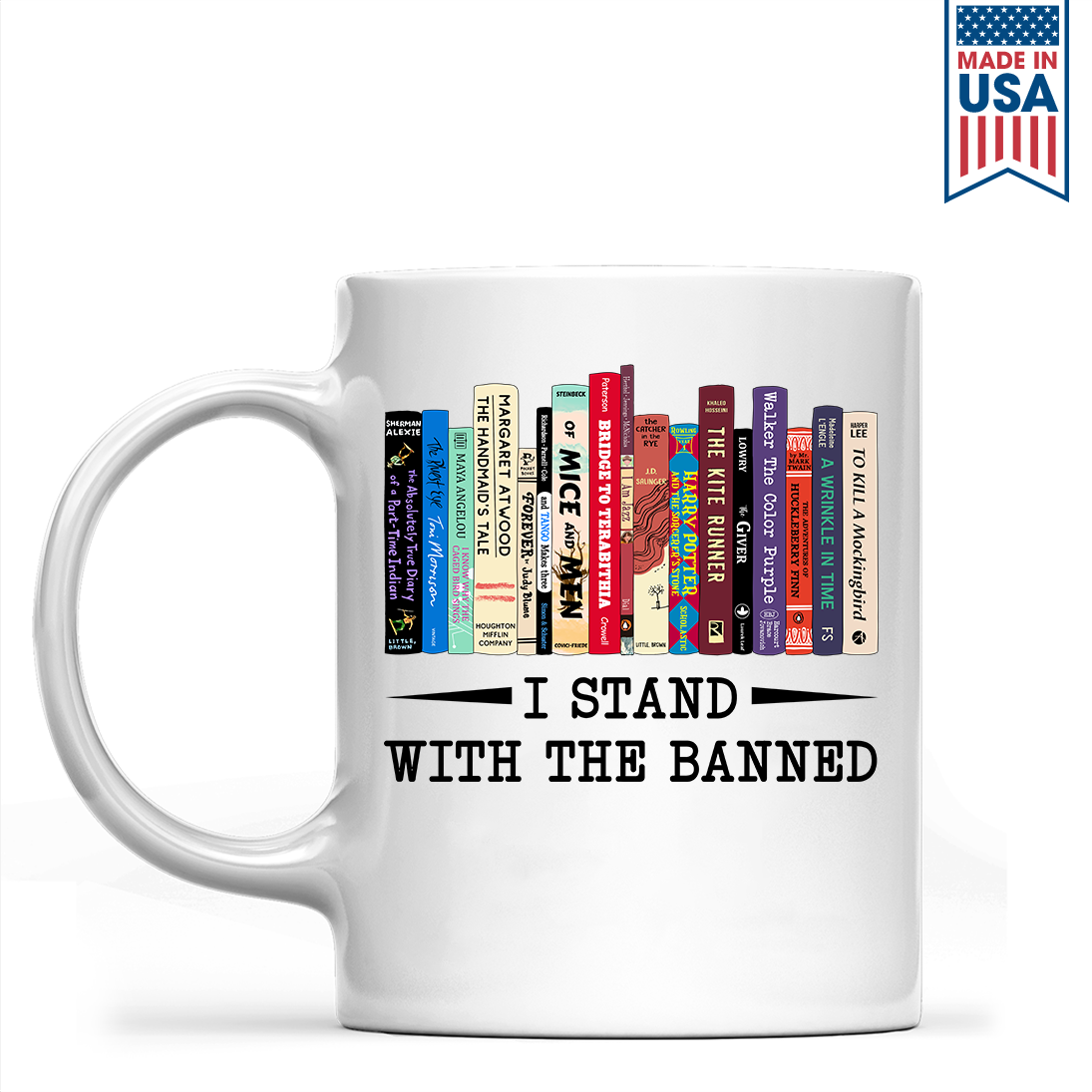 I Stand With The Banned Book Lover Gift MUGW183