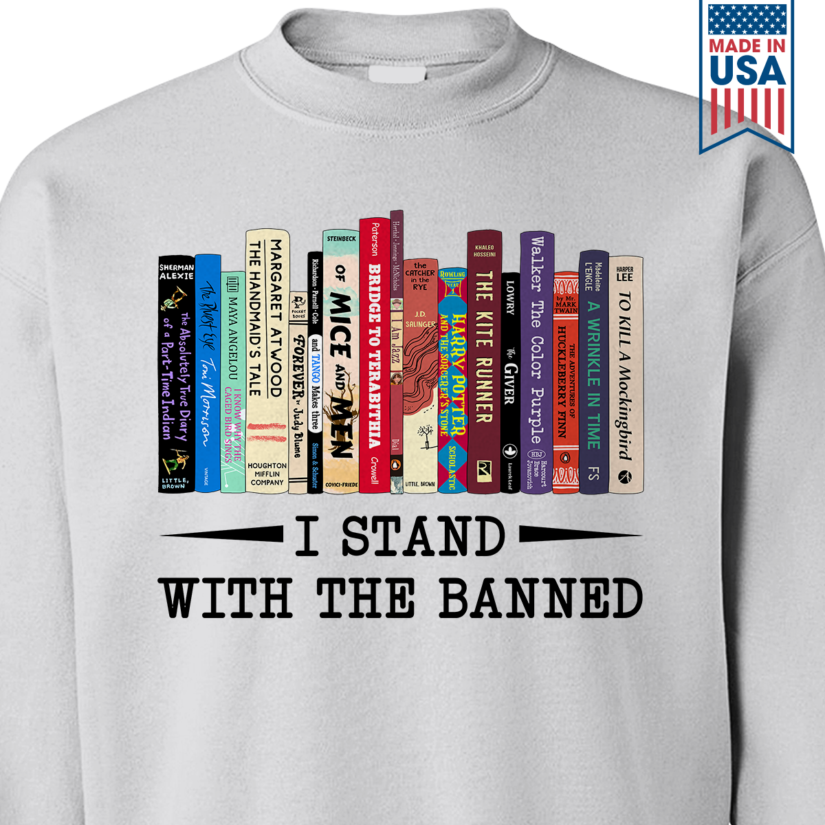 I Stand With The Banned Book Lover Gift SWW183