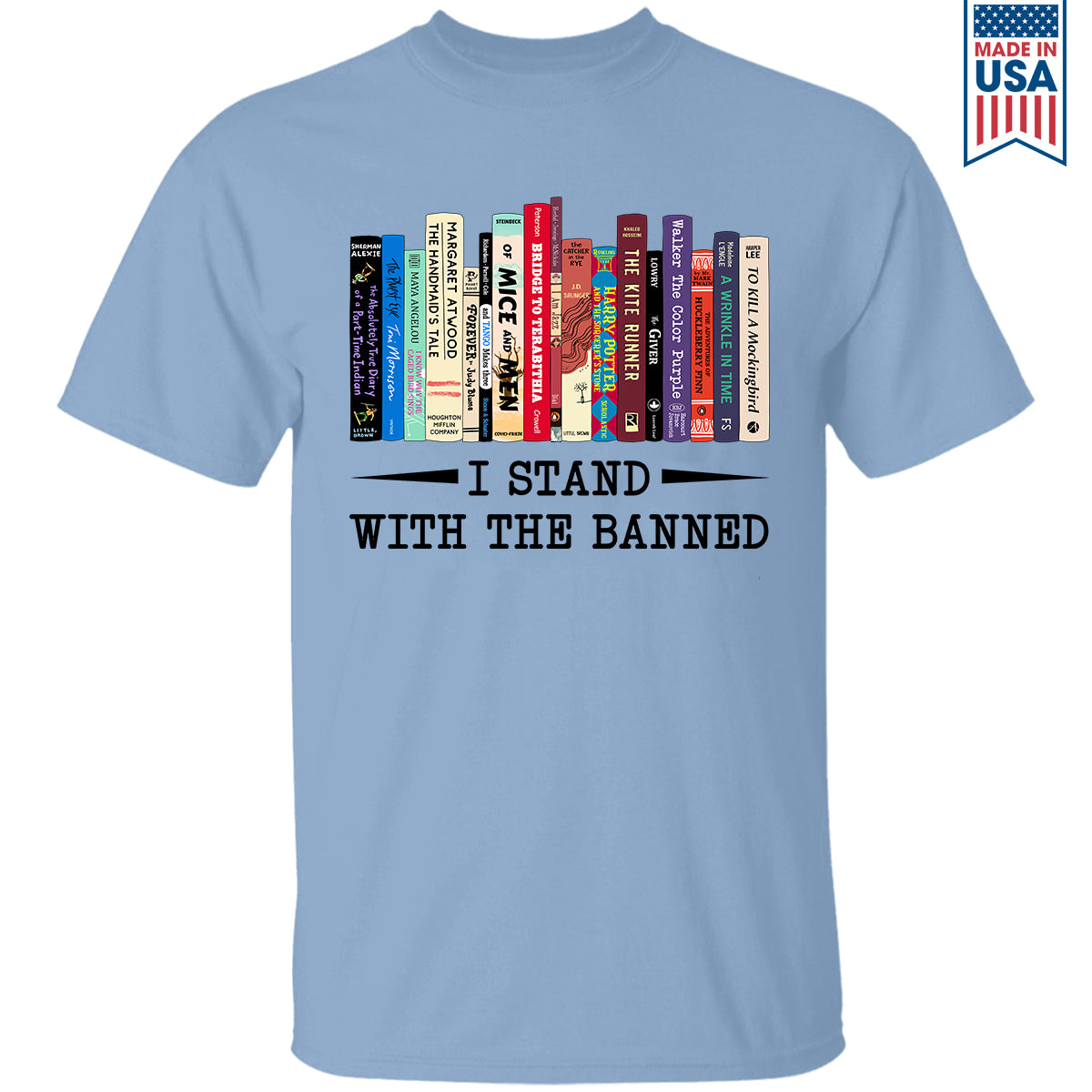 I Stand With The Banned Book Lover Gift TSW183