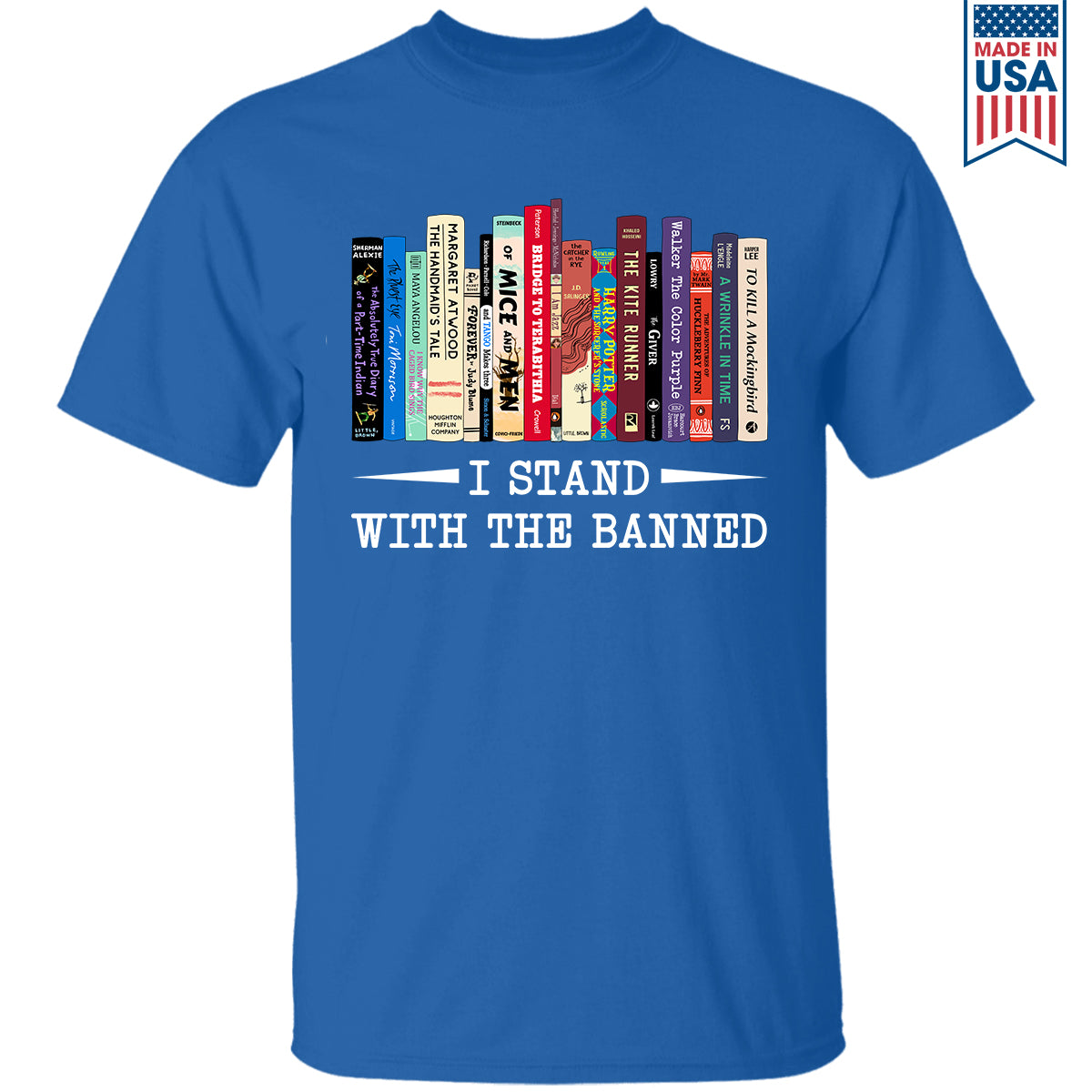 I Stand With The Banned Book Lover Gift TSB184 - Bookswares