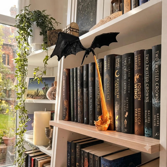 Personalized Dragon Fire Breathing Book Nook Light