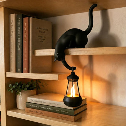 Personalized Hanging Cat Shelf Lantern