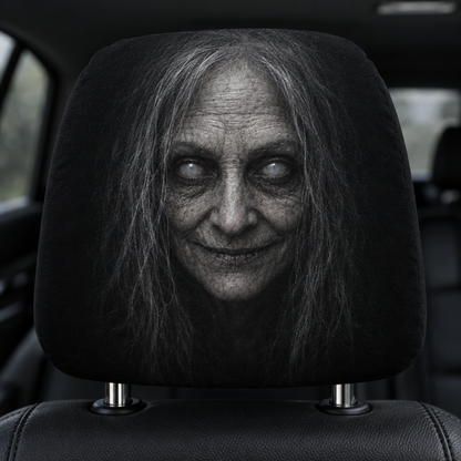 Scary Car Headrest Covers