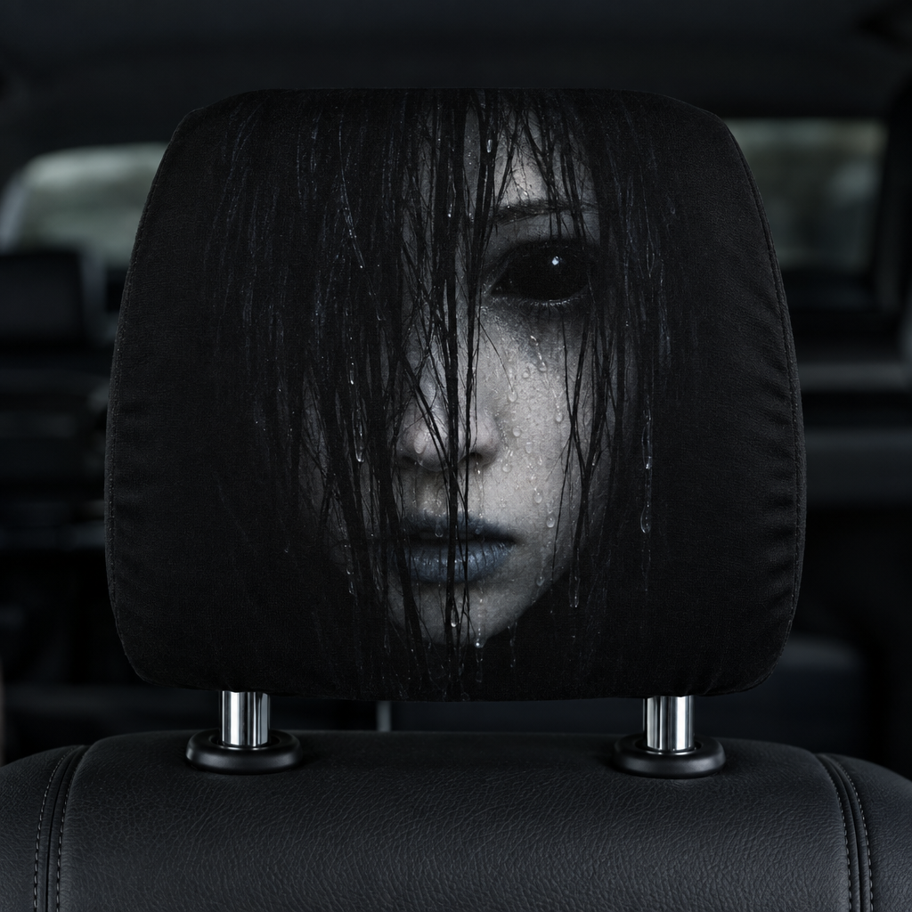 Scary Car Headrest Covers