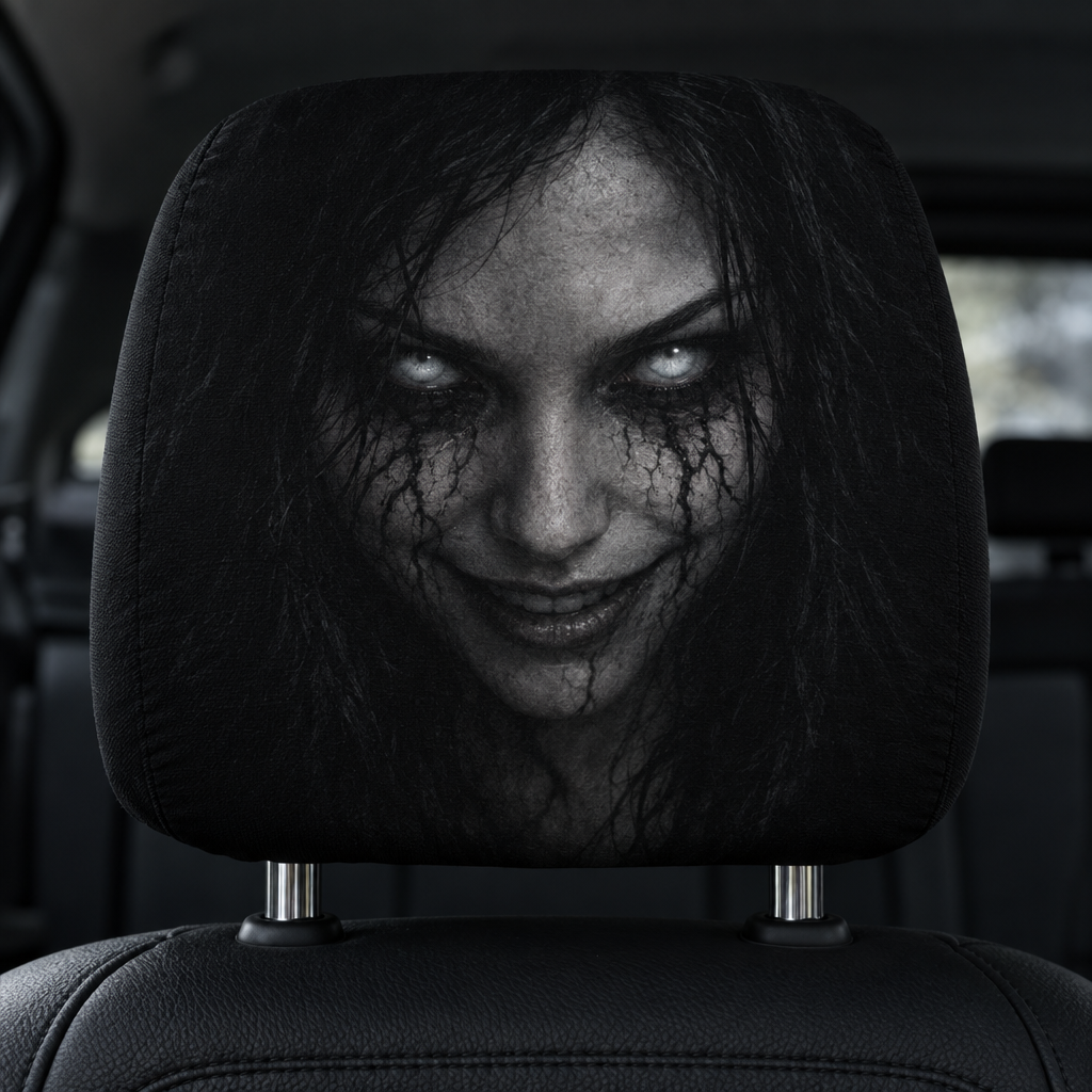 Scary Car Headrest Covers