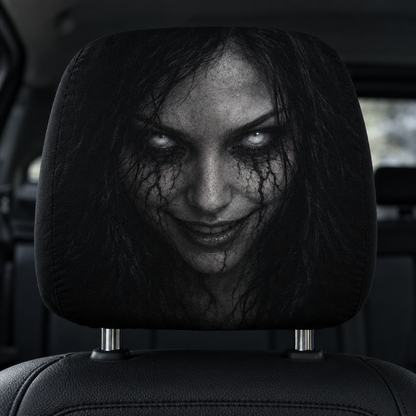 Scary Car Headrest Covers
