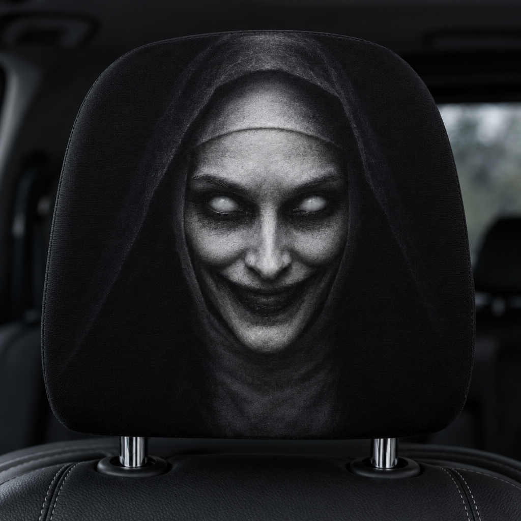 Scary Car Headrest Covers